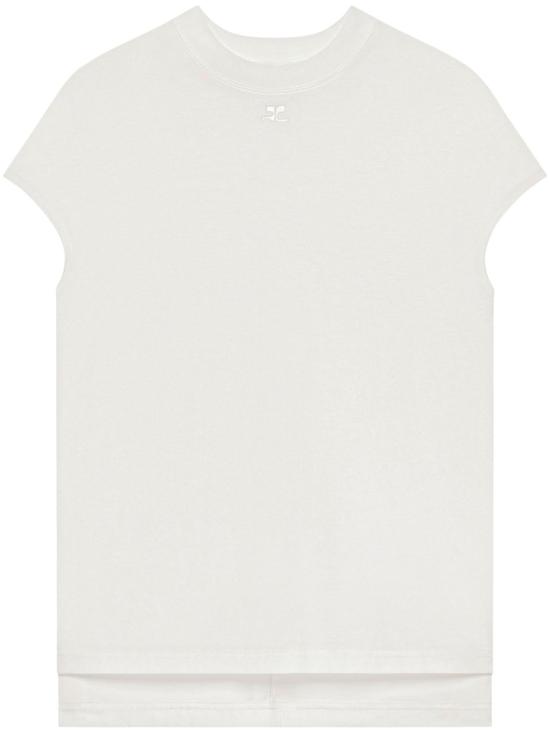 26SS 쿠레쥬 반팔 티셔츠 126JTS238JS02330001 White