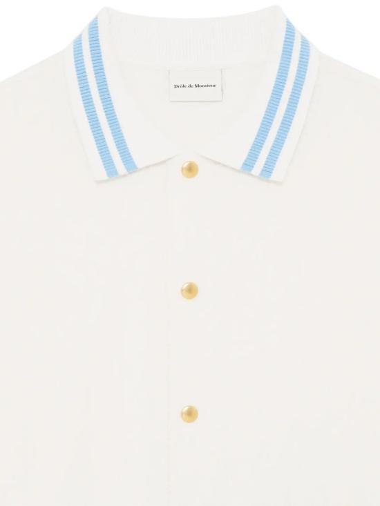 26SS 드롤드무슈 반팔 셔츠 JSH221CO201OW White - DROLE DE MONSIEUR