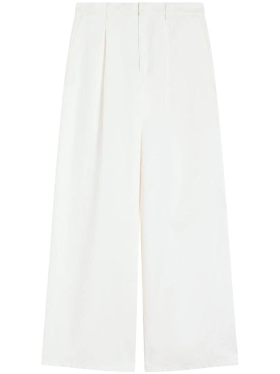 26SS 막스마라 스트레이트 팬츠 2619131093600SMMALOA001 White