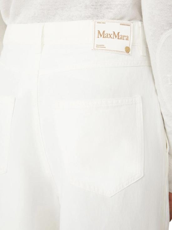 26SS 막스마라 스트레이트 팬츠 2619131093600SMMALOA001 White - MAX MARA