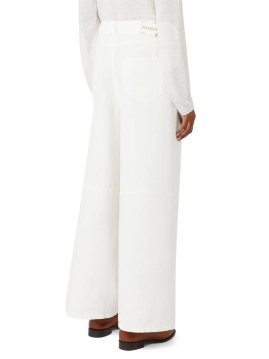 26SS 막스마라 스트레이트 팬츠 2619131093600SMMALOA001 White - MAX MARA