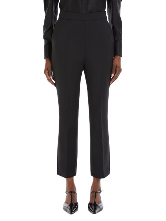 25SS 막스마라 스트레이트 팬츠 2511131191600003 Black - MAX MARA