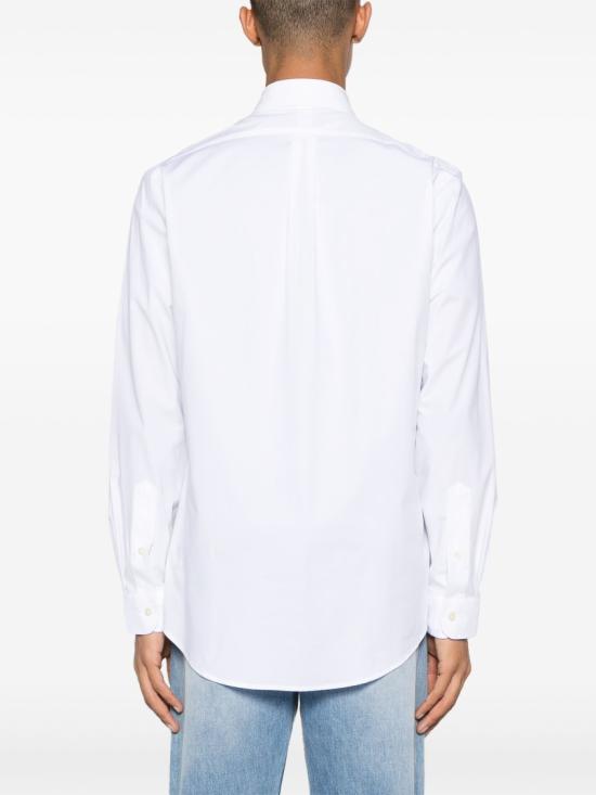  폴로 랄프로렌 커스텀 핏 코튼 포플린 포니 로고 셔츠 710 928255 White - POLO RALPH LAUREN