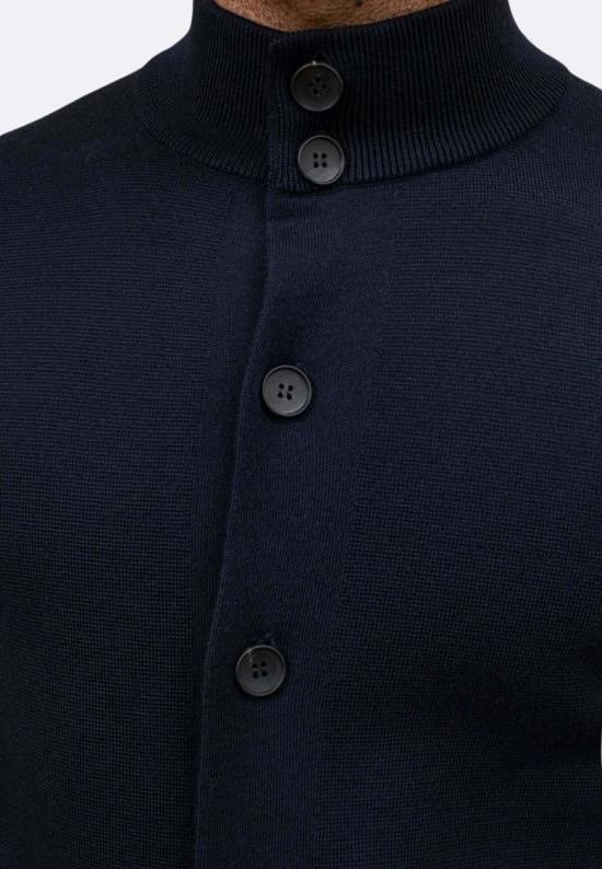 25FW 필리포 드 로렌티스 가디건 BB1MLTWM14M890 Blue - FILIPPO DE LAURENTIIS