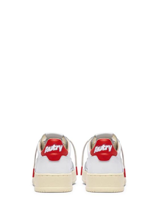 26SS 오트리 메달리스트 로우 레더 스니커즈 AULWTB03 White - AUTRY