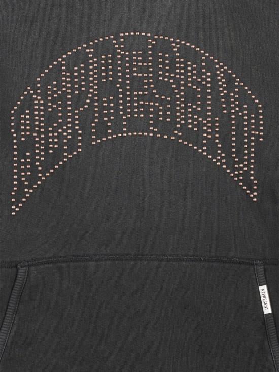 26SS 리프레젠트 후드 티셔츠 MLM10043704 Black - REPRESENT