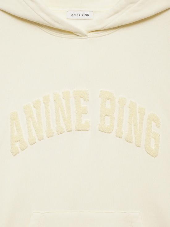 26SS 애니빙 후드 티셔츠 A0811858WKHA3WASHED CREAM Neutrals - ANINE BING