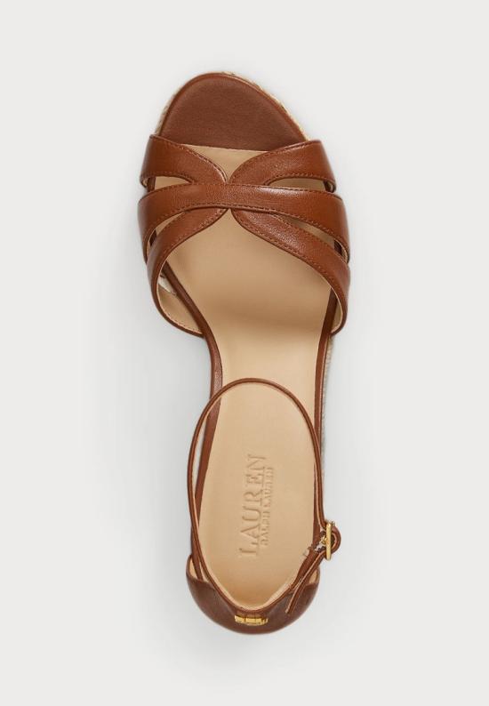 26SS 랄프 로렌 샌들 802P04433002 Brown - RALPH LAUREN