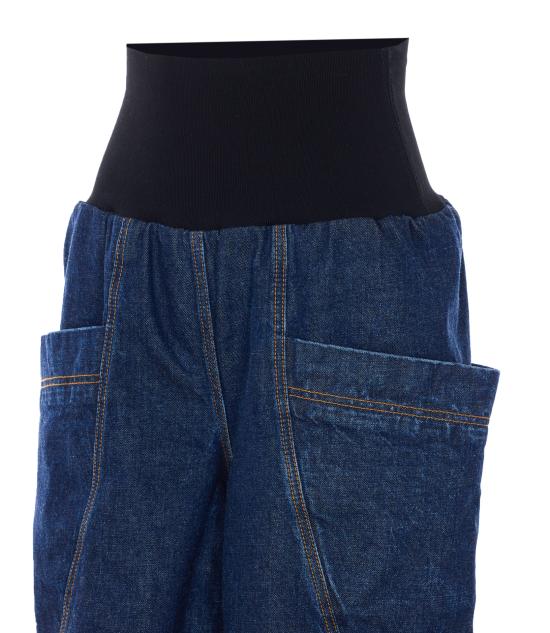26SS 알라이아 데님 팬츠 AA9P1309D014C A24 Blue - ALAIA