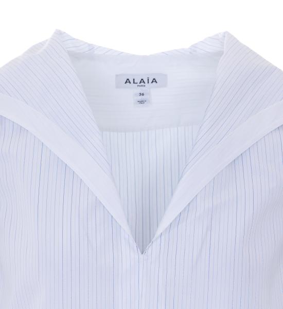 26SS 알라이아 셔츠 AA9C1004W124C 031 White - ALAIA