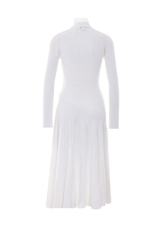 26SS 알라이아 롱 원피스 AA9R2834K142C 000 White - ALAIA