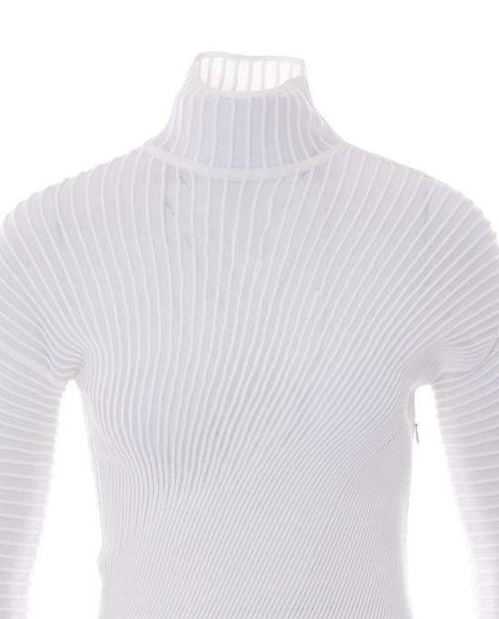 26SS 알라이아 롱 원피스 AA9R2834K142C 000 White - ALAIA