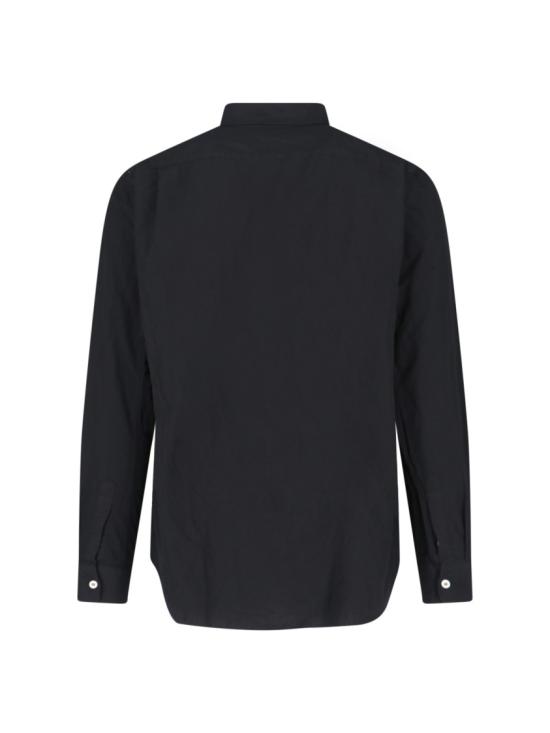 26SS 꼼데가르송 옴므 플러스 폴리에스터 슈링크 셔츠 PZ B004 PER 1 BLACK DOM - COMME DES GARCONS
