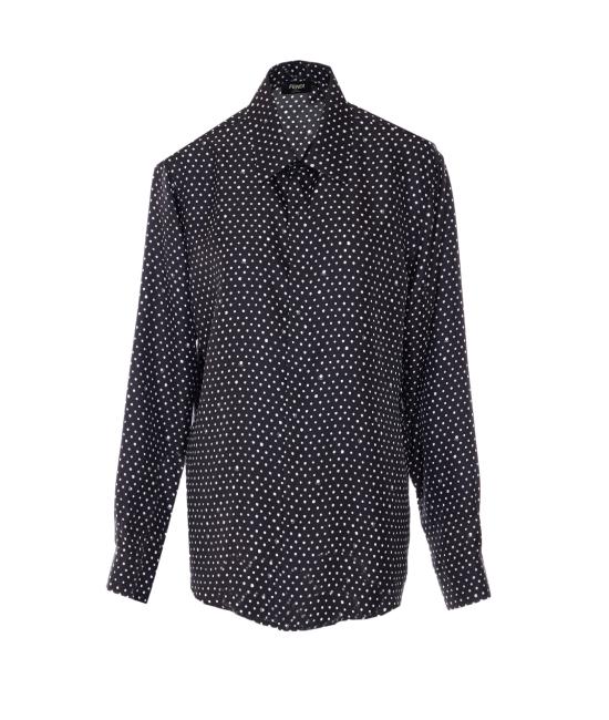 26SS 펜디 긴팔 셔츠 FS0585 AVZ6F0QA1 Black