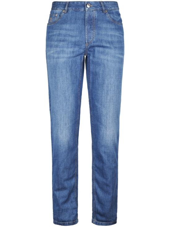 26SS 브루넬로 쿠치넬리 데님 팬츠 ME645D3210C1471 Blue