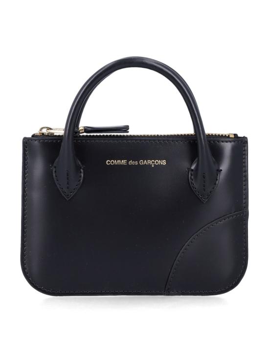 26SS 꼼데가르송 클래식 레더 라인 파우치 SA8100HA1 Black - COMME DES GARCONS