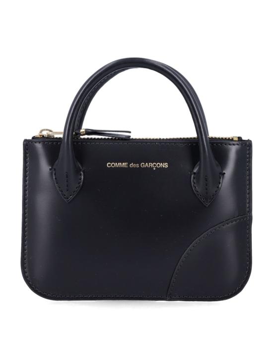 26SS 꼼데가르송 클래식 레더 라인 파우치 SA8100HA1 Black