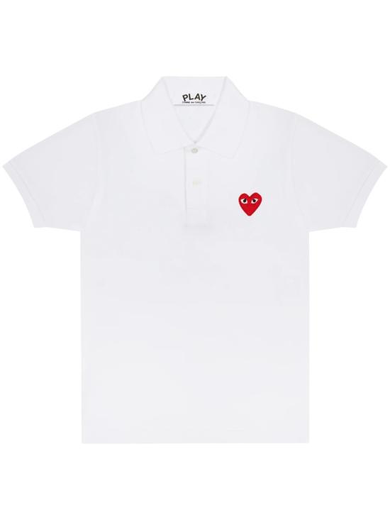 26SS 꼼데가르송 폴로 티셔츠 AX T006 0515 White