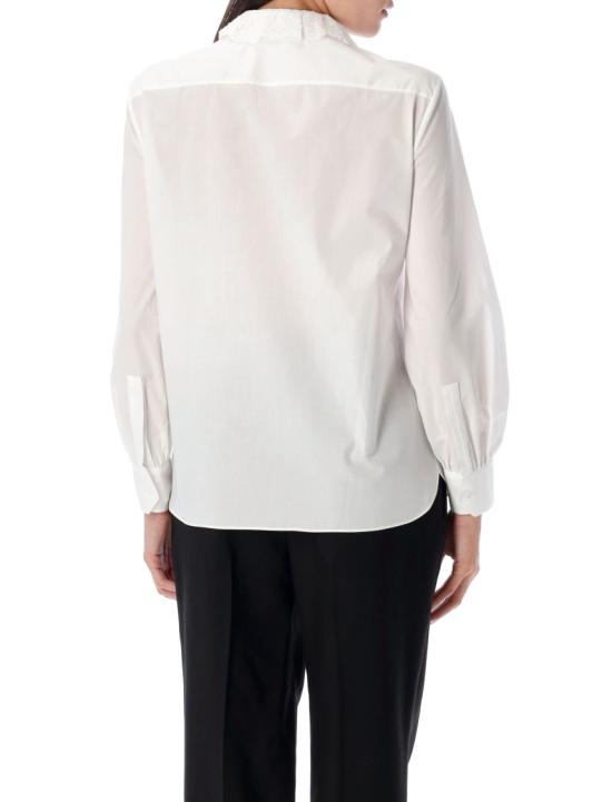 25FW 생로랑 셔츠 842627Y7K369601 White - SAINT LAURENT