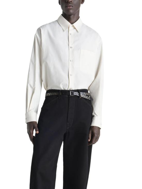 26SS 르메르 긴팔 셔츠 SH1236 LF1500WH048 White - LEMAIRE