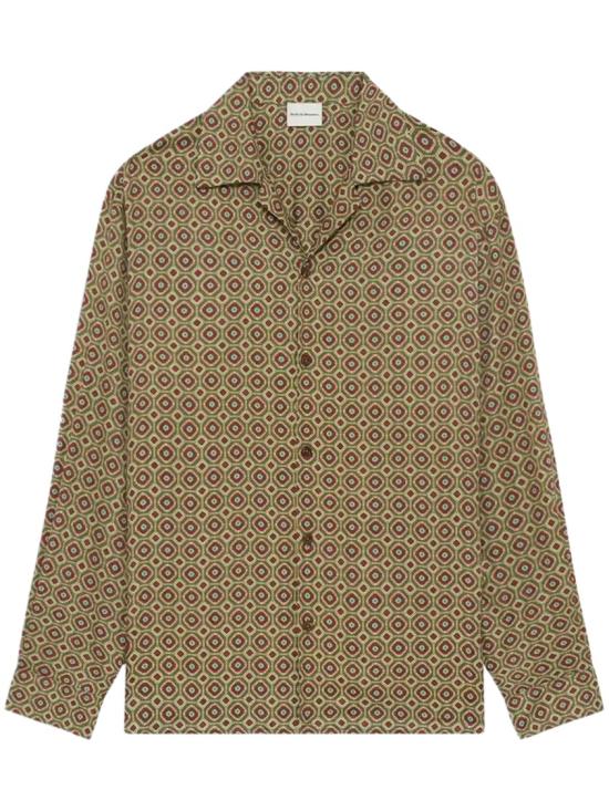 26SS 드롤드무슈 긴팔 셔츠 KSH233VI032KK Brown