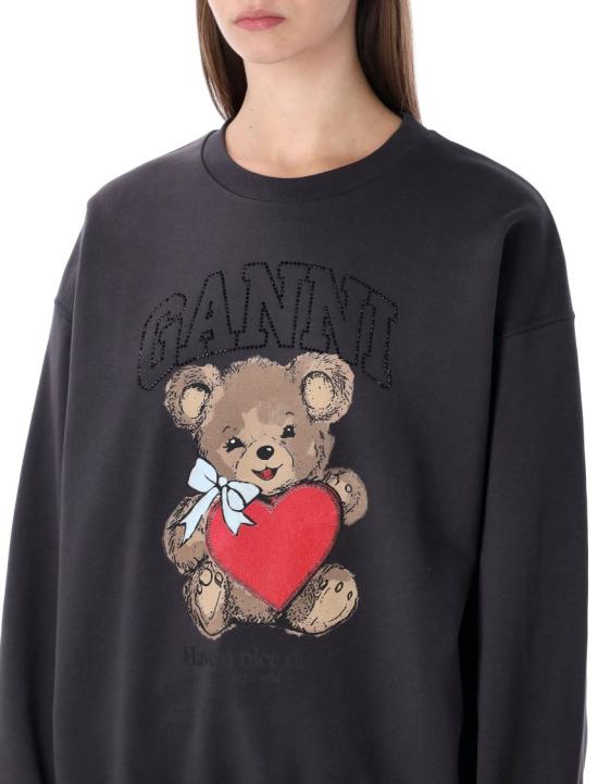 26SS 가니 베어 스웨트셔츠 A106002711032252 Black - GANNI