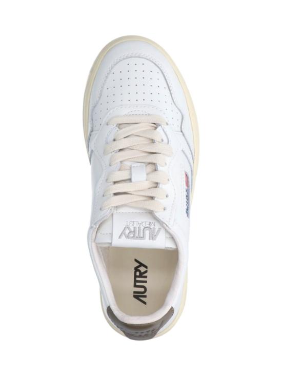 26FW 오트리 메달리스트 로우 레더 스니커즈 AULWLL28 White - AUTRY