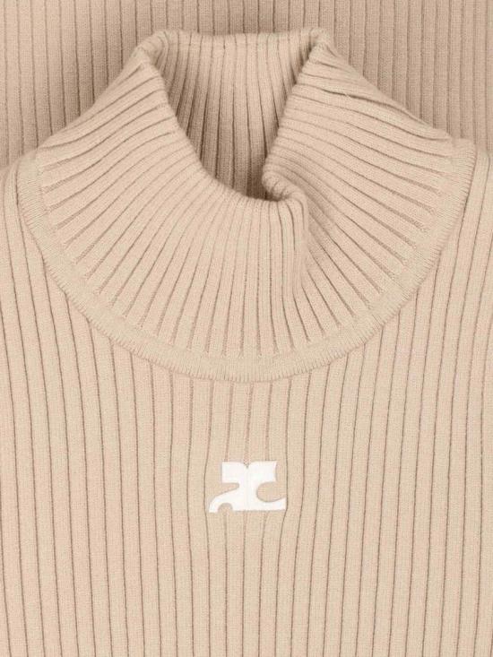 26FW 쿠레쥬 터틀넥 PERMPU022FI00011054 Neutrals - COURREGES
