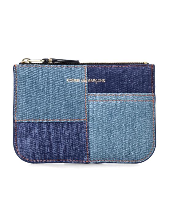 26SS 꼼데가르송 클래식 레더 라인 파우치 SA8100DP1 Blue