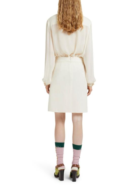 26SS 마르니 미디 스커트 GOMA0796A0UTWA4200W03 White - MARNI