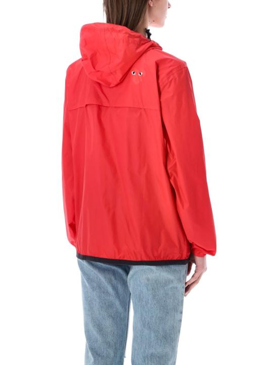 26SS 꼼데가르송 X 까웨 윈드 레인 자켓 AZ J501 0512 Red - COMME DES GARCONS