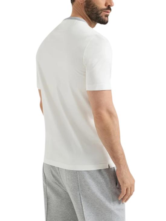 26SS 브루넬로 쿠치넬리 로고 티셔츠 M0B131001GCFR27 White - BRUNELLO CUCINELLI