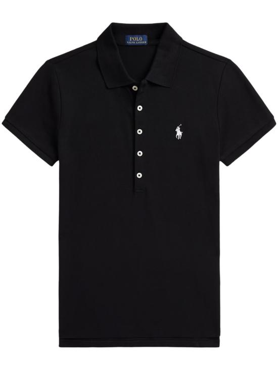 26SS 폴로 랄프로렌 슬림핏 스트레치 폴로 셔츠 211B18200011 Black