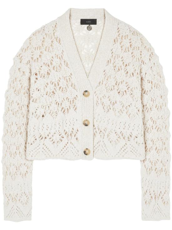 26SS 알라누이 가디건 LWHB055R26KNI002OFOF White