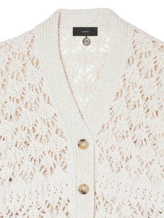 26SS 알라누이 가디건 LWHB055R26KNI002OFOF White - ALANUI