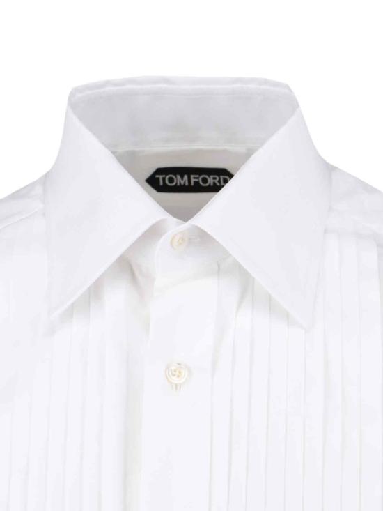 26FW 톰포드 긴팔 셔츠 HFCO01 CGS11WAA White - TOMFORD