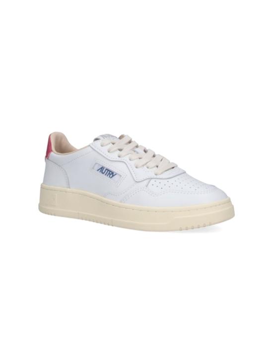 26FW 오트리 메달리스트 로우 레더 스니커즈 AULWBJ01 White - AUTRY