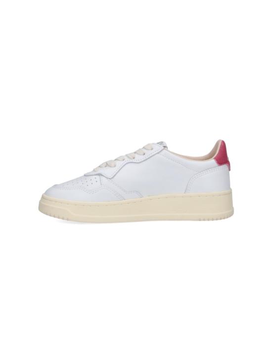 26FW 오트리 메달리스트 로우 레더 스니커즈 AULWBJ01 White - AUTRY