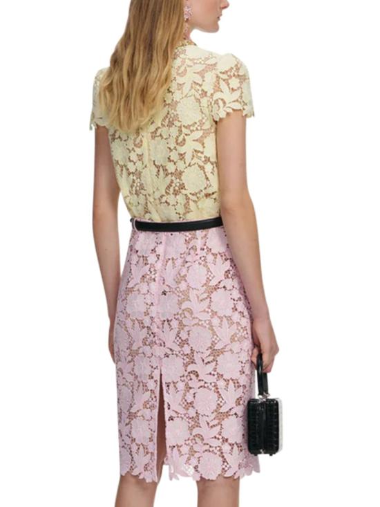 26SS 셀프 포트레이트 미디 스커트 SS26 182MSKP Pink - SELF PORTRAIT