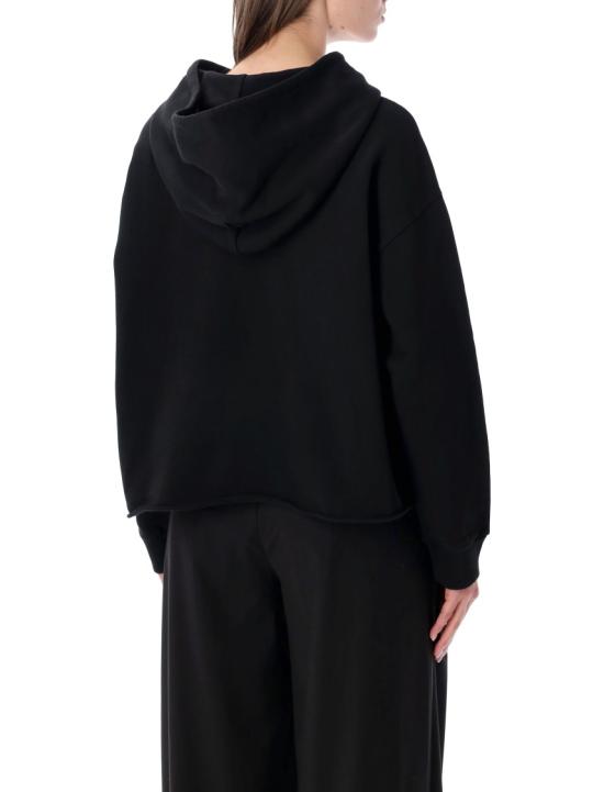26SS MM6 메종마르지엘라 코튼 후디드 스웨트셔츠 S52GU0235M25025900 Black - MM6 MAISON MARGIELA