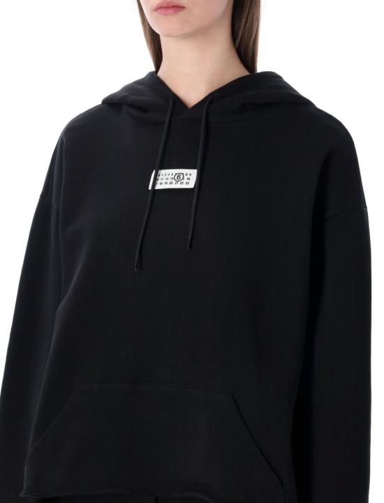 26SS MM6 메종마르지엘라 코튼 후디드 스웨트셔츠 S52GU0235M25025900 Black - MM6 MAISON MARGIELA