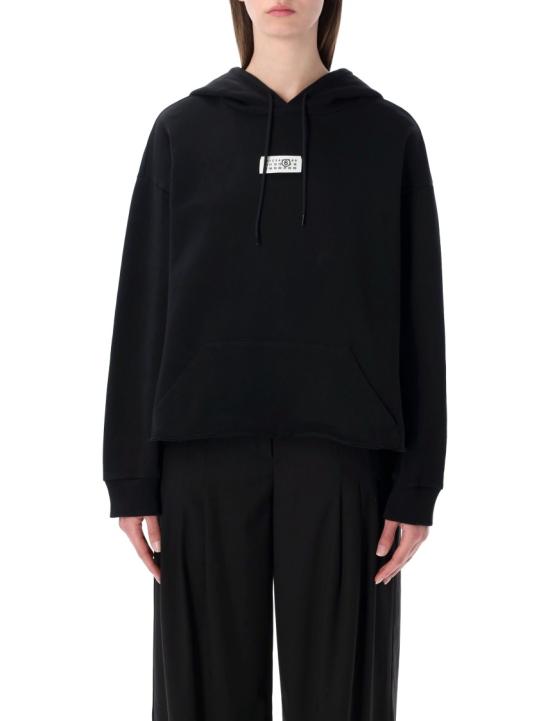 26SS MM6 메종마르지엘라 코튼 후디드 스웨트셔츠 S52GU0235M25025900 Black