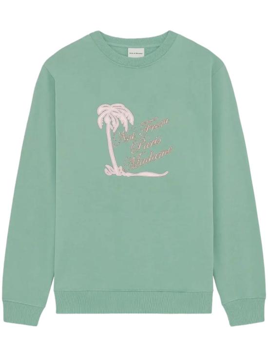 26SS 드롤드무슈 긴팔 티셔츠 KSW190CO127WG Green