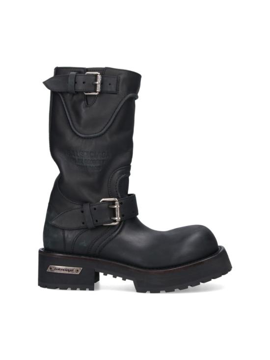 26FW 발렌시아가 VENOM 베놈 미들 부츠 833585 WCAL11080 Black