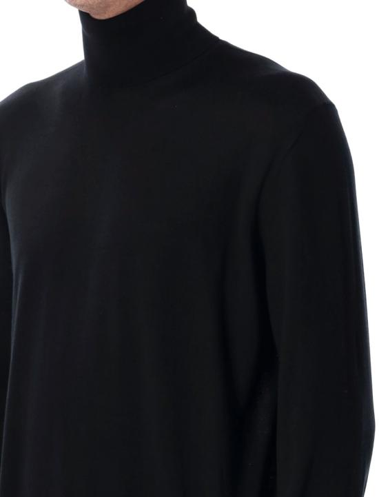 25FW 생로랑 울 터틀넥 스웨터 821739Y76GM1000 Black - SAINT LAURENT