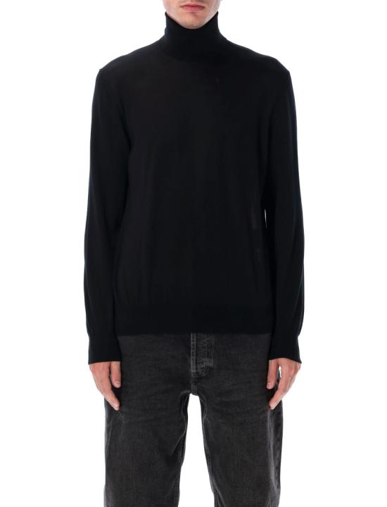 25FW 생로랑 울 터틀넥 스웨터 821739Y76GM1000 Black