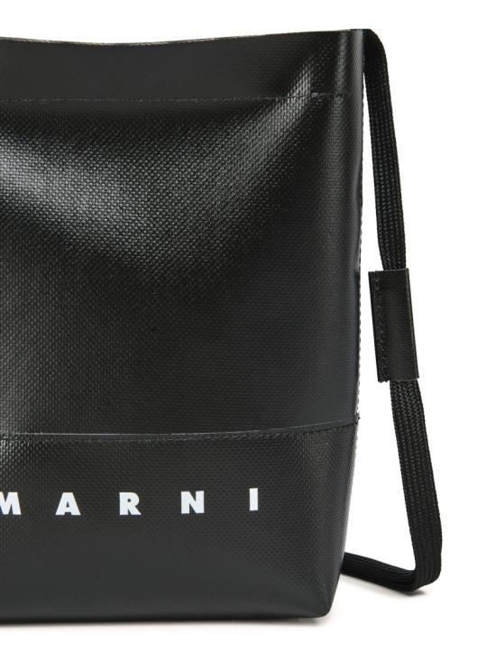 26SS 마르니 로고 스트랩 크로스백 SBMQ0068A0P576900N99 Black - MARNI