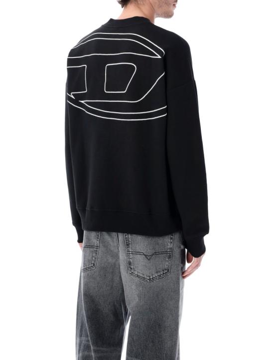 26SS 디젤 긴팔 티셔츠 A113030GYCJ9XX Black - DIESEL