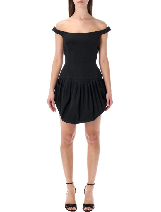 26SS 마그다뷰트림 숏 원피스 272426BLACK Black