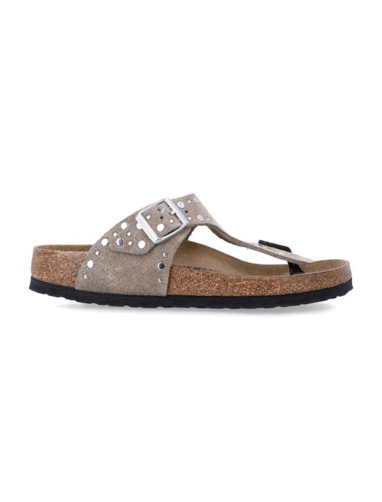 26SS 버켄스탁 지제 리벳 스웨이드 레더 1029388TAUPE Brown